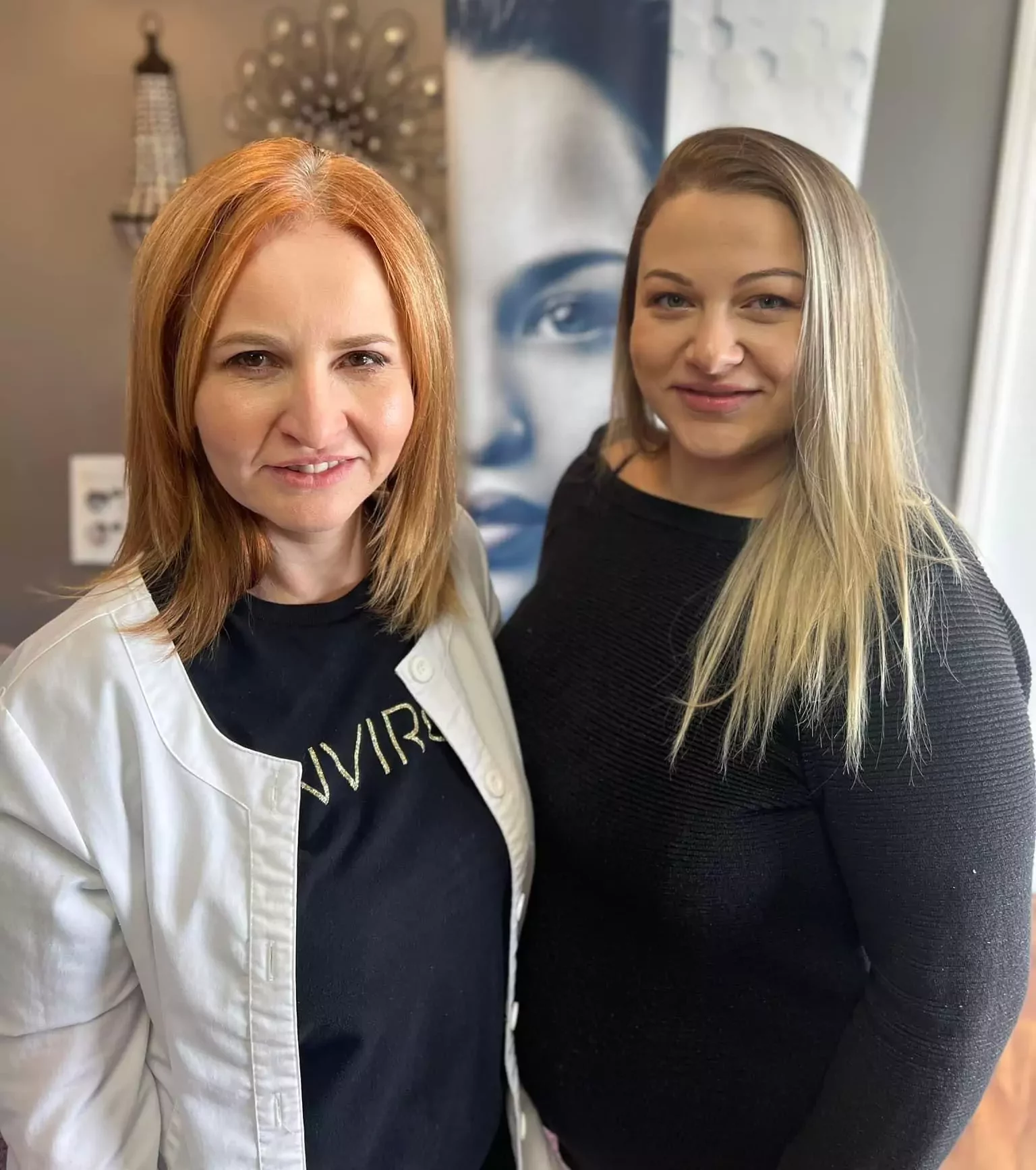 Esthetician Ia (left) and Esthetician Mari (right) in Bourbonnais